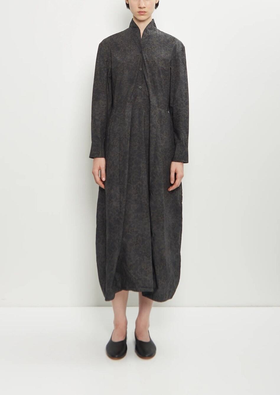 Bergfabel Letty Cotton Dress In Dark Flower - 42 / M
